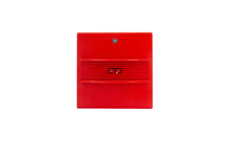Esp 2 Wire Wall Sounder Square Red For Magduo