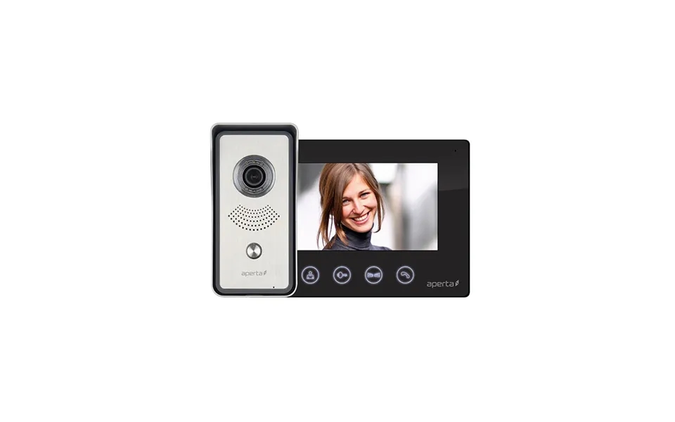 Esp Colour Video Door Entry Kit With Black Monitor