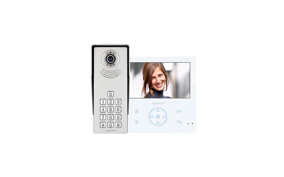 Esp Video Door Keypad Kit With White Gui Monitor