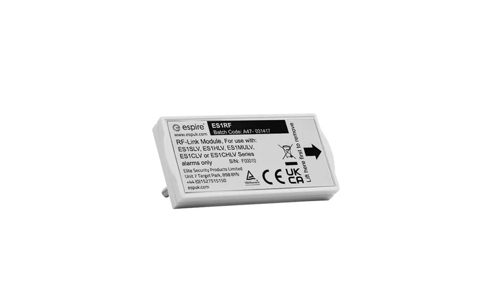 Espire Alarm Rf Module For Mains Powered Alarms With Lithium Battery Backup