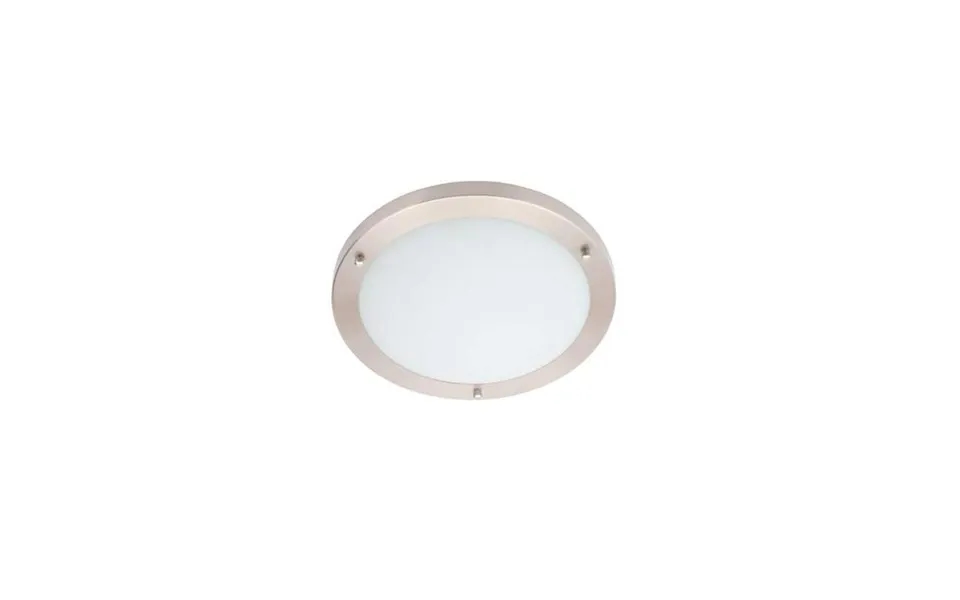 Forum Delphi Large 18w Led Flush Ceiling Light Satin Nickel