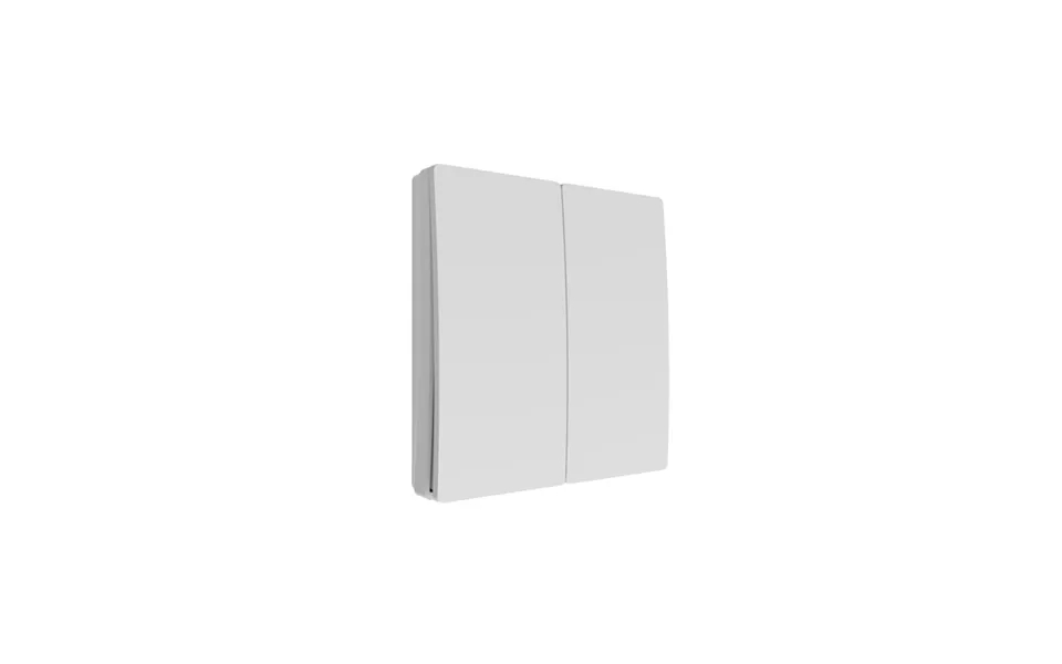 Forum Konect Kinetic Wall Switch 2 Gang Matt White Ip65