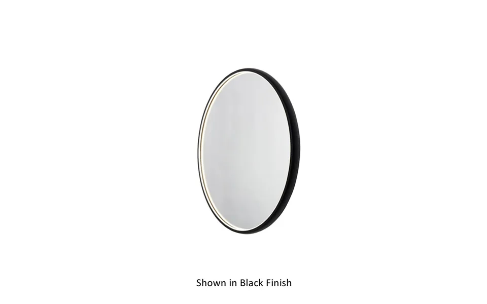 Forum Roc Framed Touch Led Mirror 32w Satin Brass
