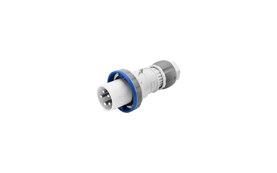 Gewiss Blue Straight Plug Hp Ip67 2p E 63a 230v