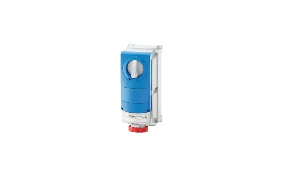 Gewiss Fixed Interlocked Socket Ip66 63a 3p E 415v Red