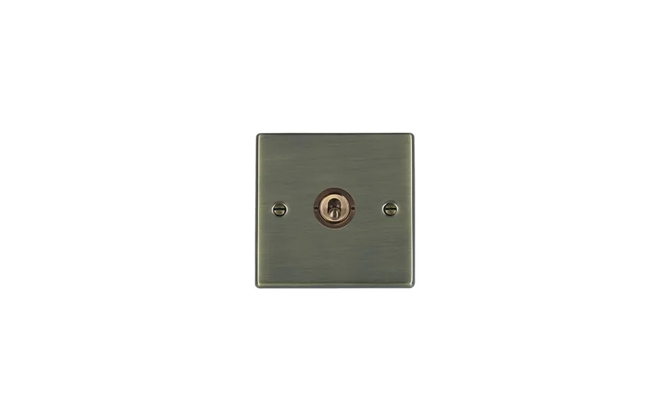 Hamilton Hartland 1 Gang 20ax Intermediate Toggle Switch Antique Brass