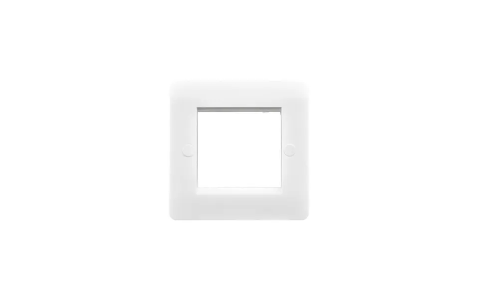 Hamilton Verve 2 Gang 2 X 50x50mm Euro Aperture Plate White