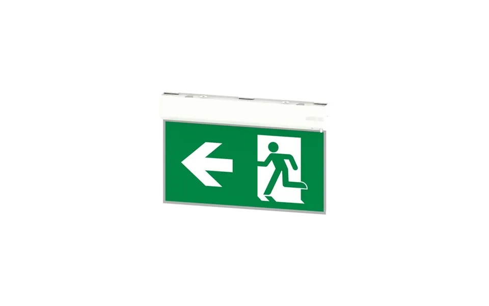 Integral 1w Emergency Exit Sign Maintained Up Down Left Right Legends Manual Test