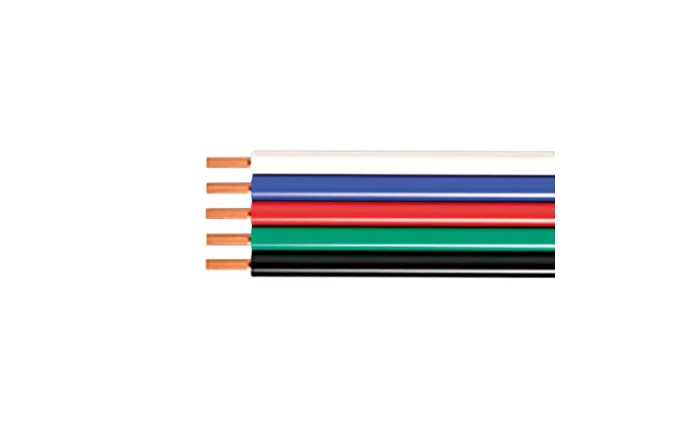 Integral 5 Core Cable 0.75mm Black Red Green Blue White 1m Wire
