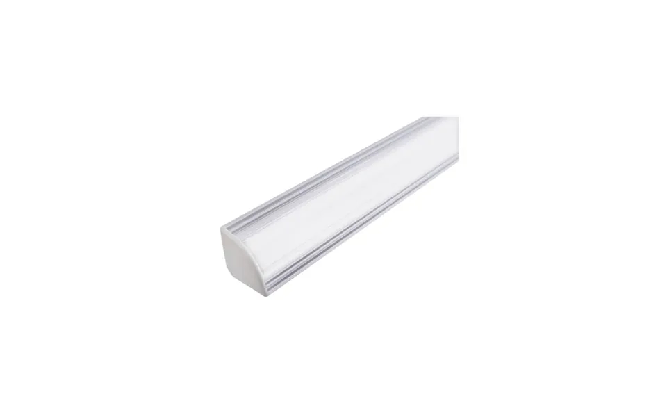 Integral Corner Surface Mount Frosted Diffuser Aluminium Profile Rail 2 Metre