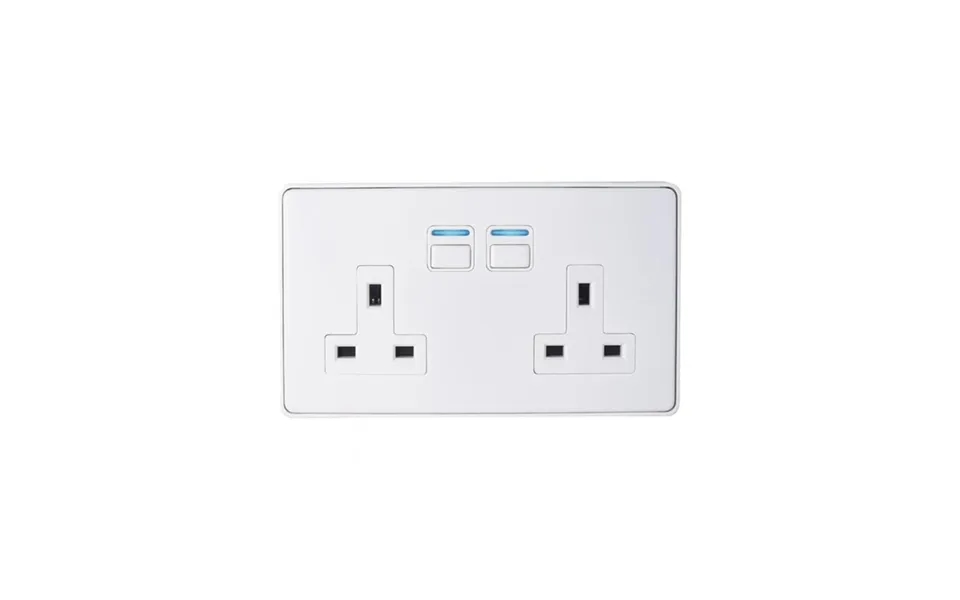 Lightwave Rf Power Sockets Gen2 White Metal