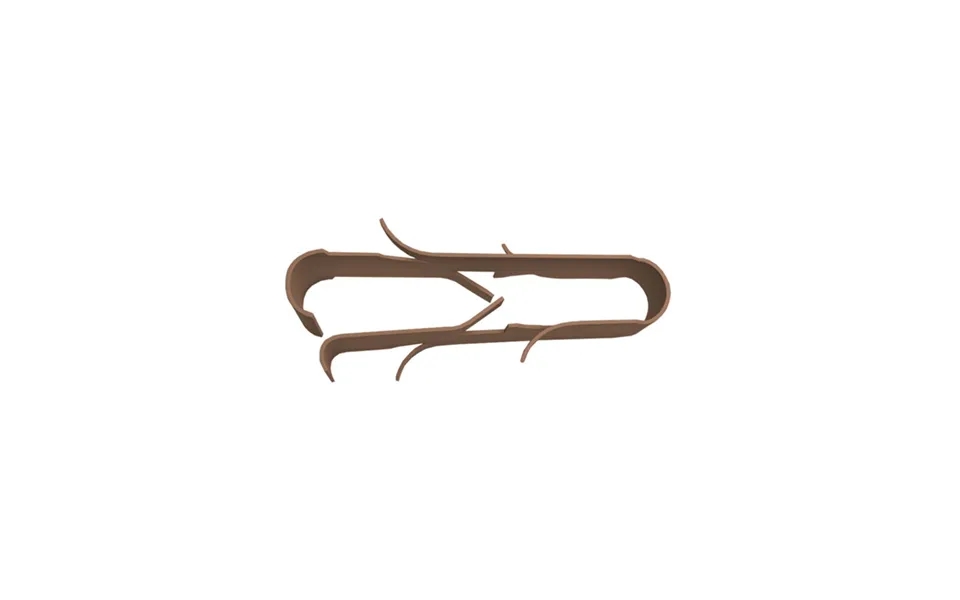 Linian Fire-safe Nanoclip 2mm Brown Pack Of 100