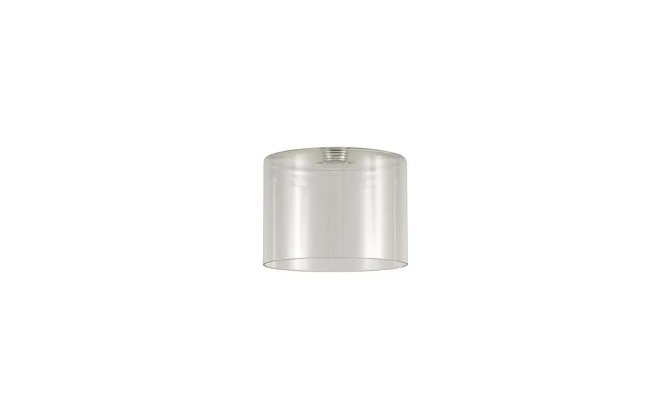 Luxuria Apex 150x110mm Short Cylinder A Clear Glass Shade