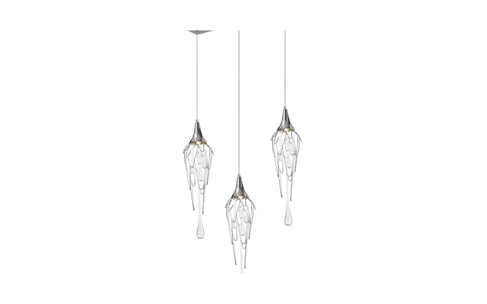 Luxuria Deak Linear Pendant Bar 3xgu10 Polished Chrome