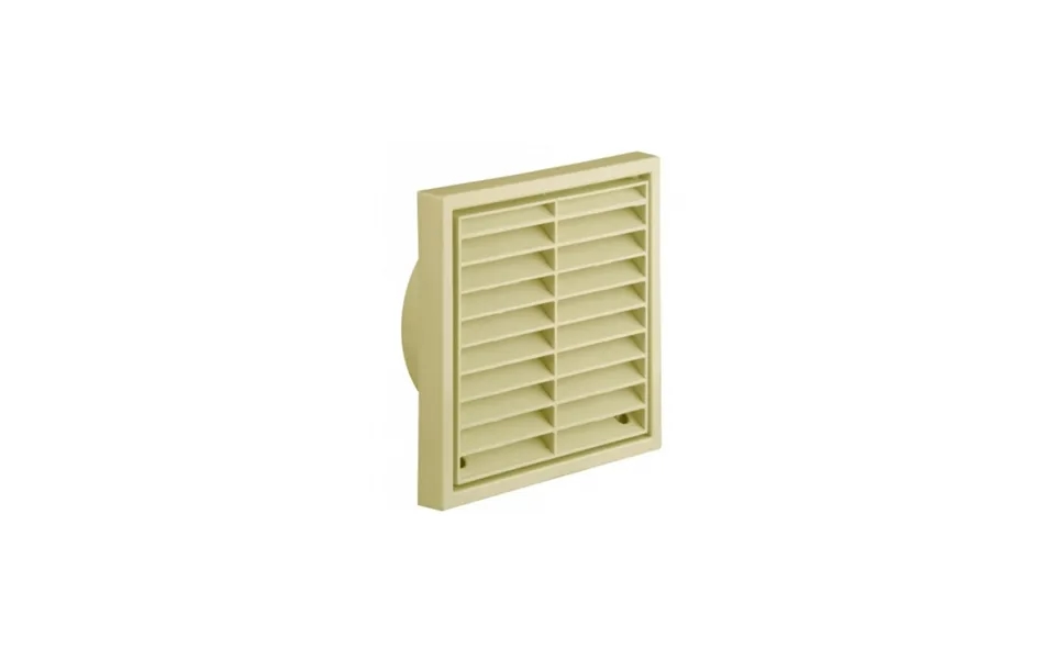 Manrose 100mm 4 Fixed Louvre Grille Cotswold Stone