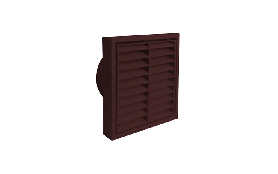 Manrose 125mm 5 Fixed Wall Grille Vent Brown