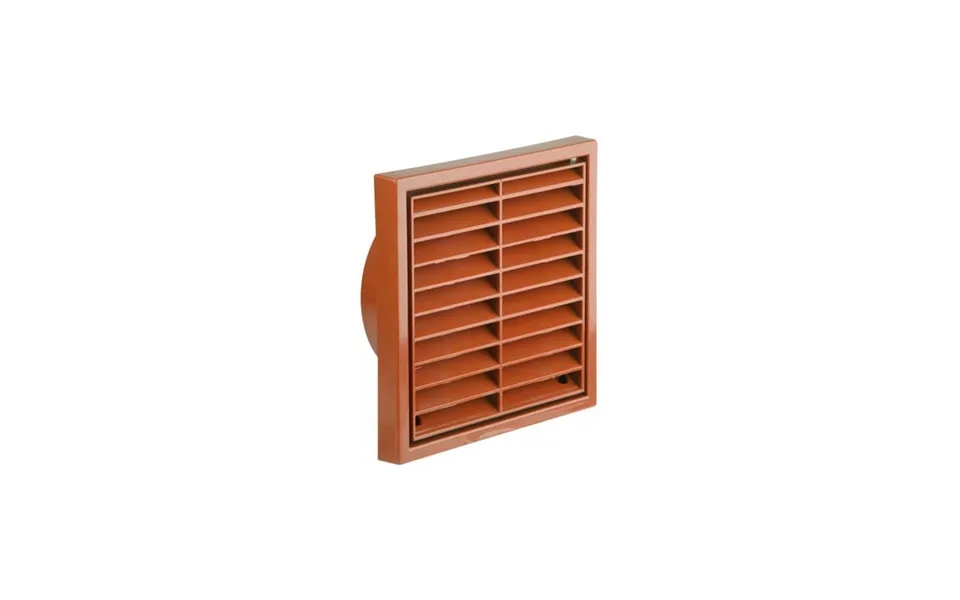 Manrose 125mm 5 Fixed Wall Grille Vent Terracotta