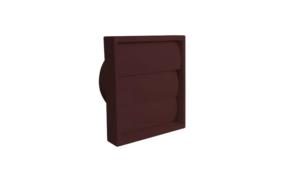 Manrose 125mm 5 Gravity Shutter Grille Black