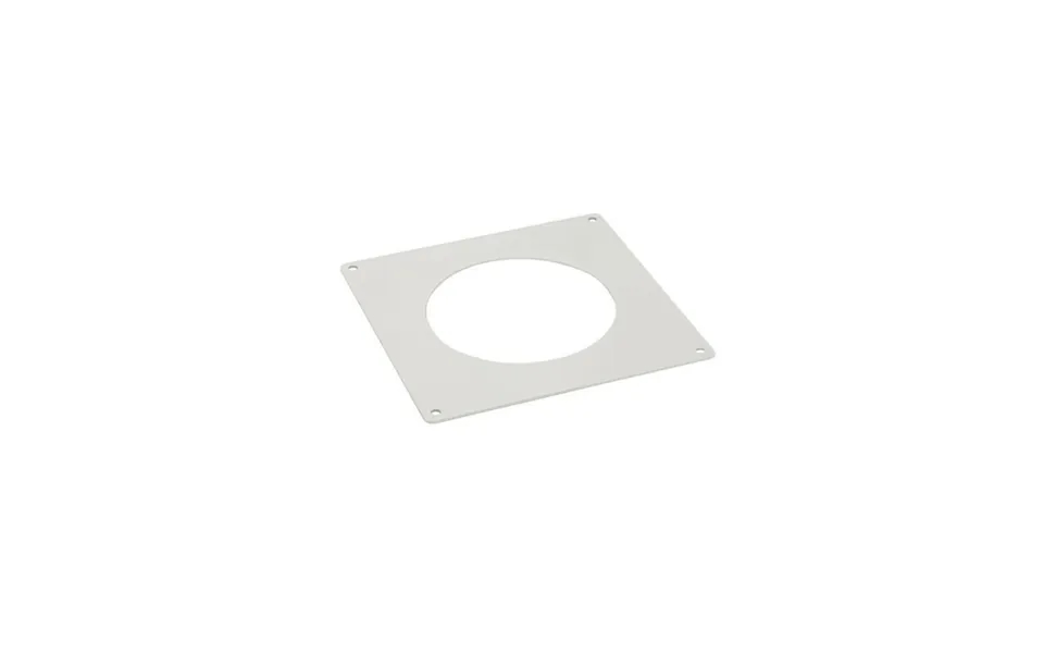 Manrose 150mm Round Ducting Pipe Wall Plate White