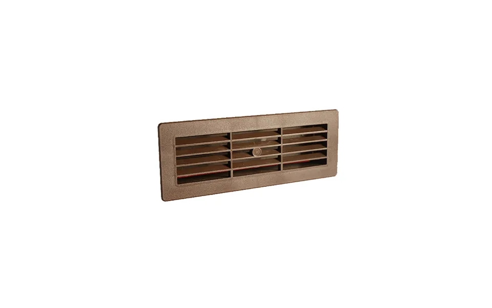 Manrose Slimline Airbrick Horizontal Louvre With Internal Damper Brown
