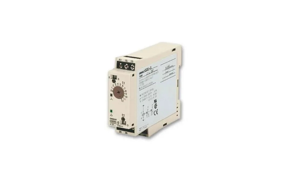 Omron H3dk-m2ac Dc24-240 Timer 8 Dpdt Function