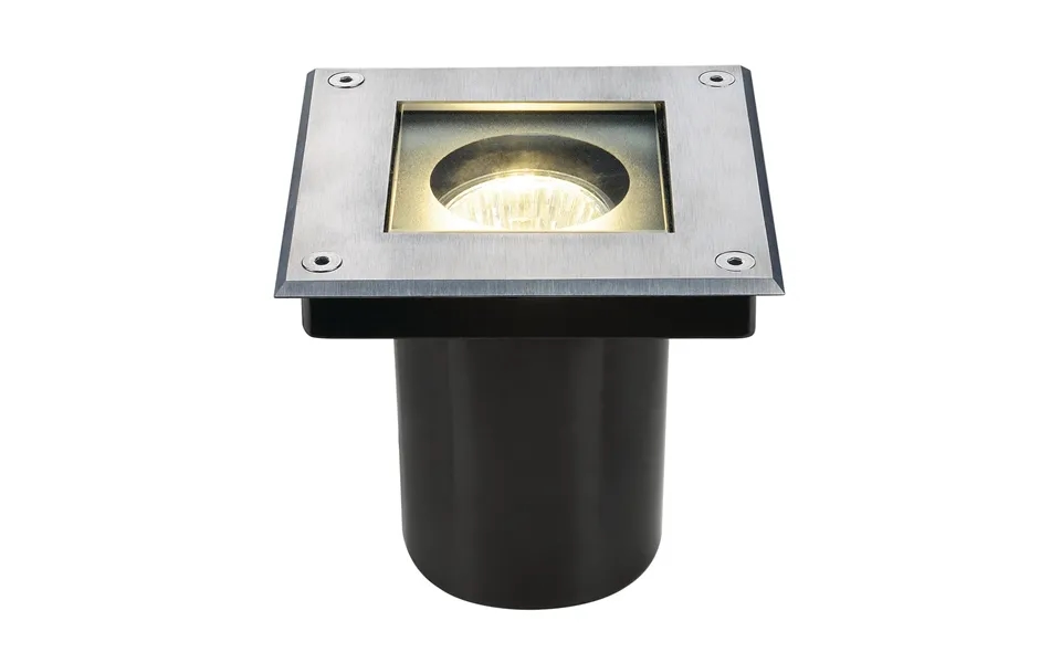 Slv Dasar 70 Outdoor Inground Fitting Gu10 Ip67 Square Stainless Steel 304