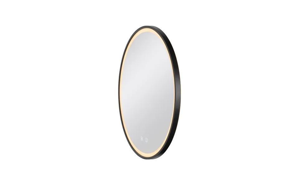 Slv Trukko 60 Mirror 60cm Chrome Black Edge
