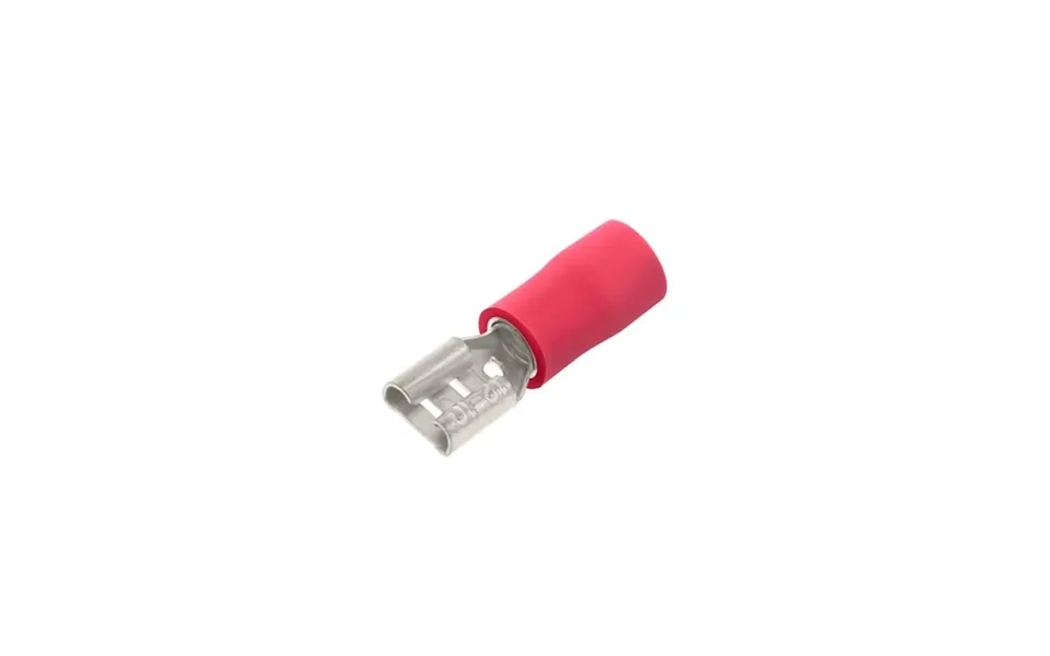 Unicrimp 4.8mm X 0.8mm Red Female Push-on Terminal Pack Of 100