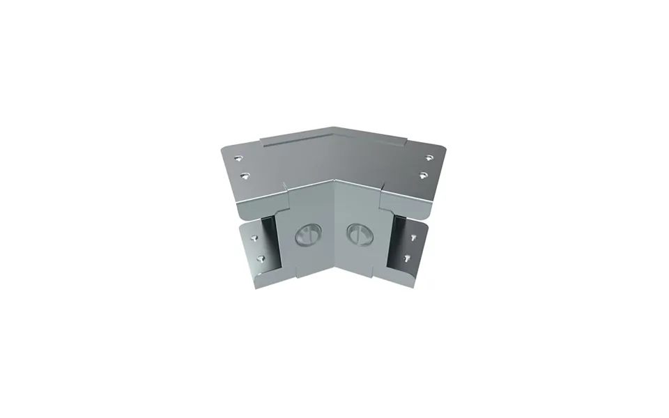Unitrunk Quickfix Trunking Fitting 45 Deg. Bend Inside Lid 100x100mm