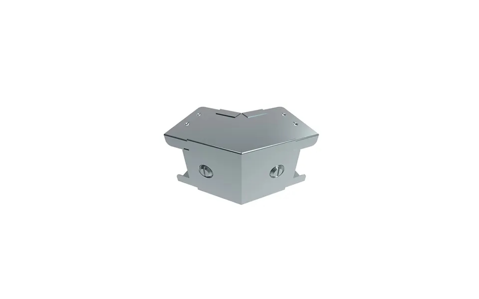 Unitrunk Quickfix Trunking Fitting 45 Deg. Bend Outside Lid 50x50mm