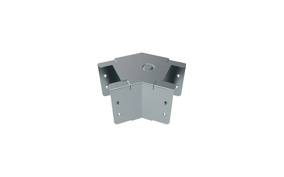 Unitrunk Quickfix Trunking Fitting 45 Deg. Elbow Top Lid 150x150mm