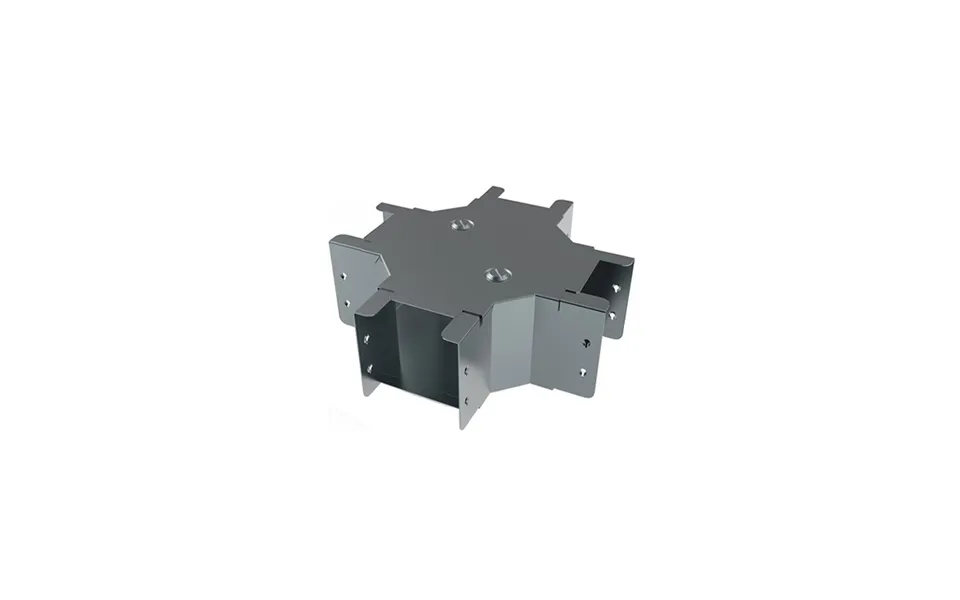 Unitrunk Quickfix Trunking Fitting Fourway Intersection Box 50x50mm