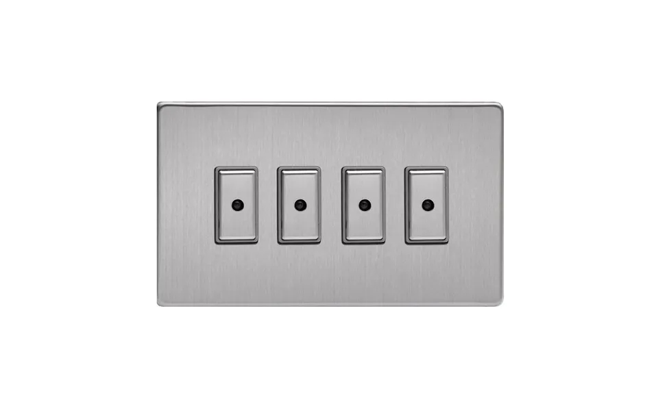 Varilight 4g Multi Point Touch Dimmer Switch Brushed Steel
