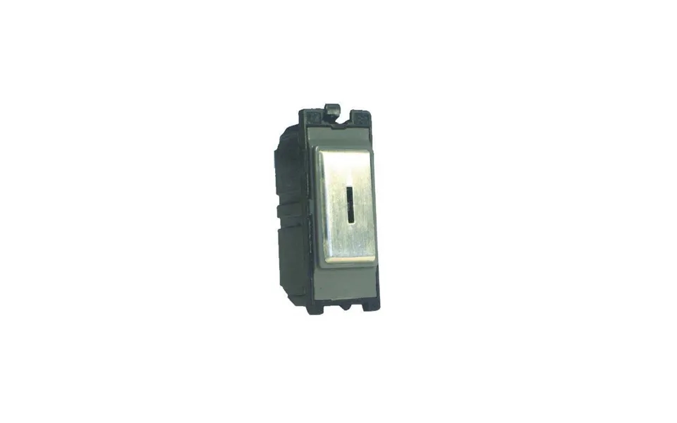 Varilight Power Grid 20a 2 Way Single Pole Key Switch Stainless Steel
