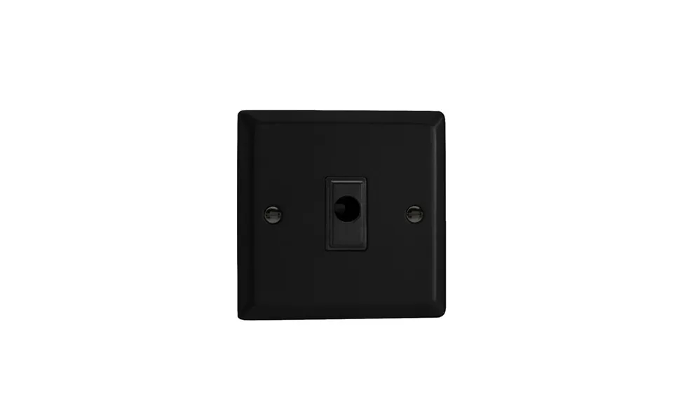 Varilight Urban 16a Flex Outlet Plates Matt Black Standard Plate