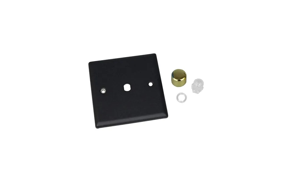 Varilight Vogue 1g Single Plate Matrix Face Plate Kit Matt Black