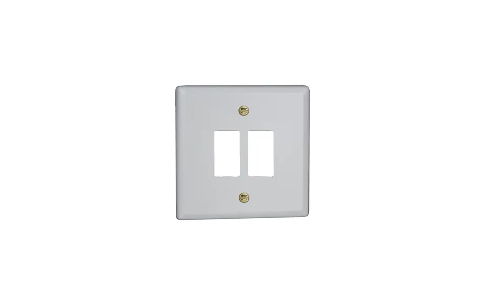 Varilight Vogue 2g Single Plate With Yoke Matt White