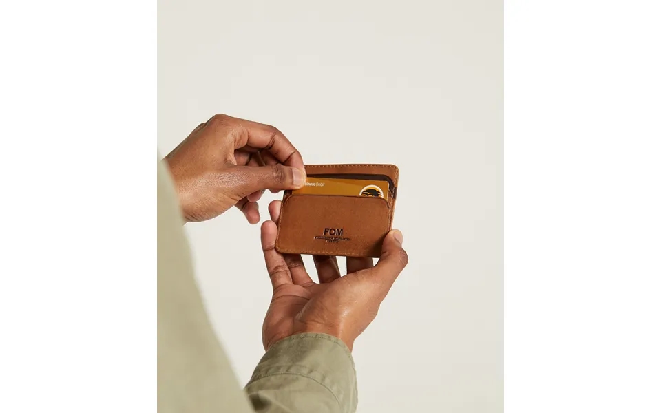 Card Holder - Pecan & Okavango