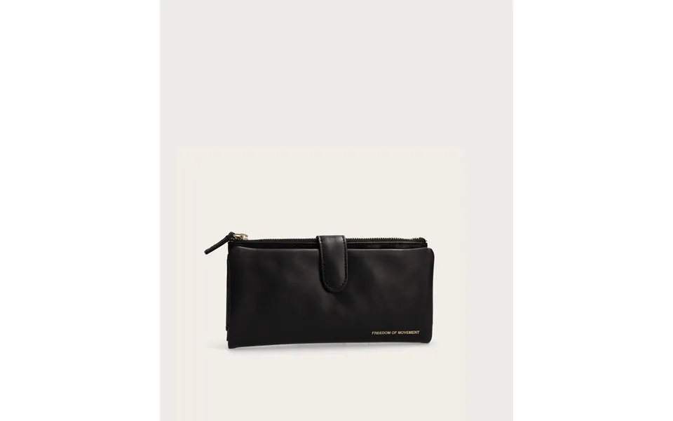 Ladies Clip Wallet Black