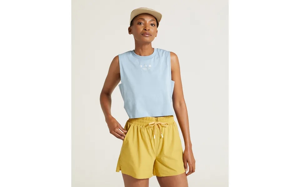 Ladies Outdoor Cropped Tank - Mountain Spring