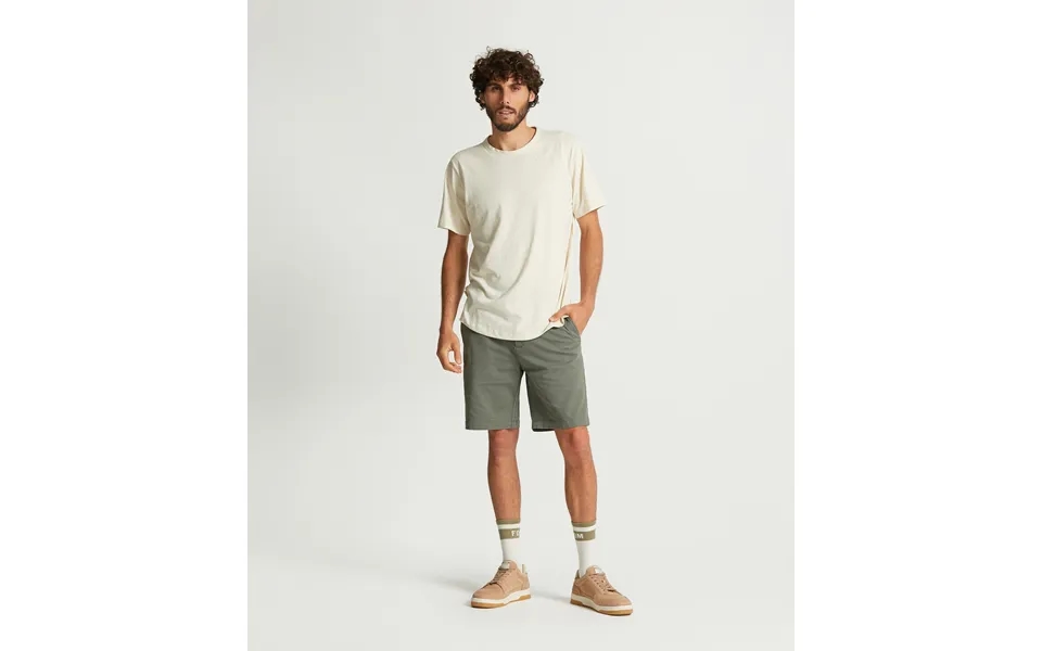 Mens Cotton Chino Shorts - Teal