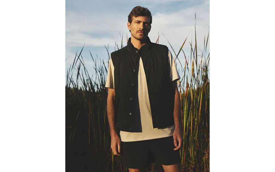 Mens Outdoor Padded Gilet - Black