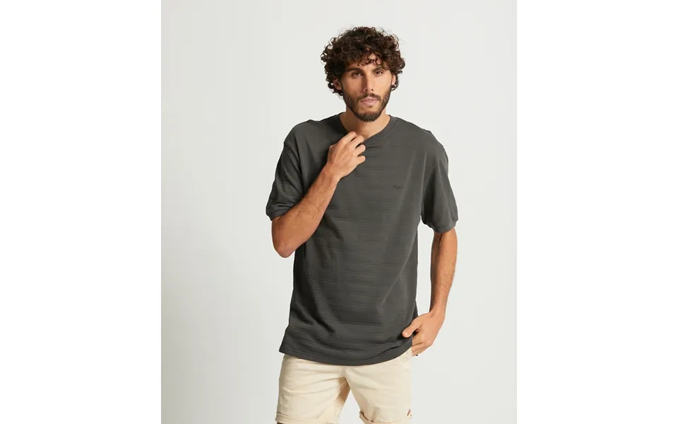 Mens Pique Tee - Charcoal
