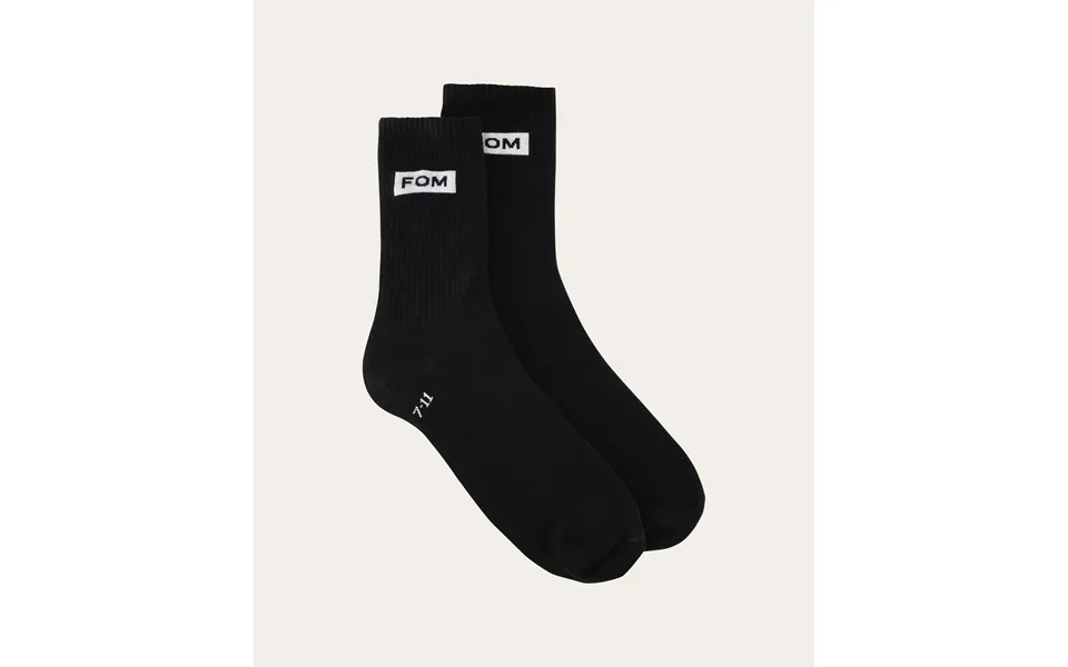Socks Fom Crew - Black Size 7-11