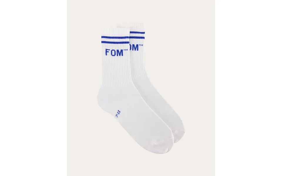 Socks Fom Crew - White Royal Stripe Size 7-11