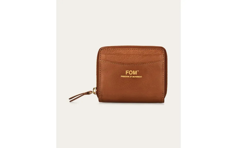 Zip-around Card Holder - Chestnut