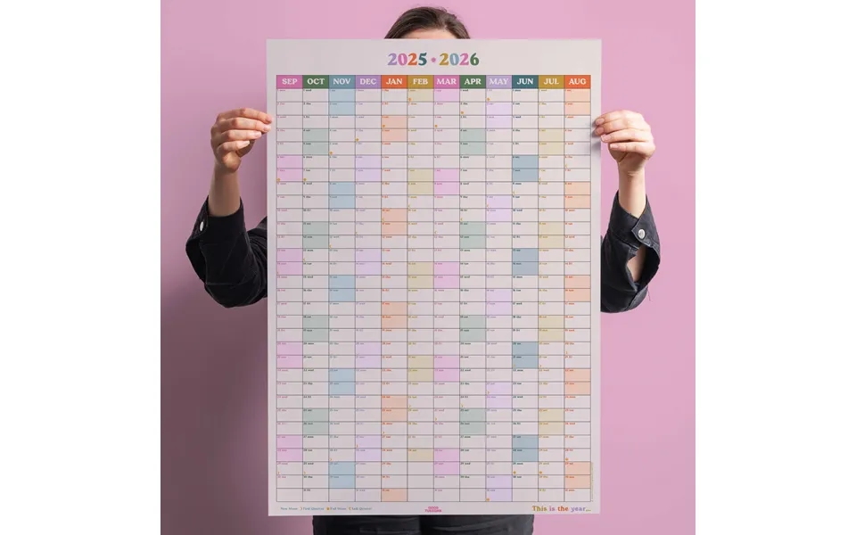 2025-2026 Academic Year Wall Planner Portrait This Is The Year