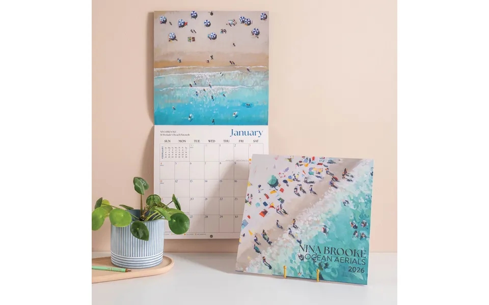 2026 Wall Calendar Ocean Aerials By Nina Brooke