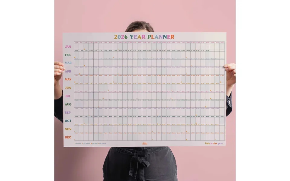 2026 Year Wall Planner Landscape This Is The Year
