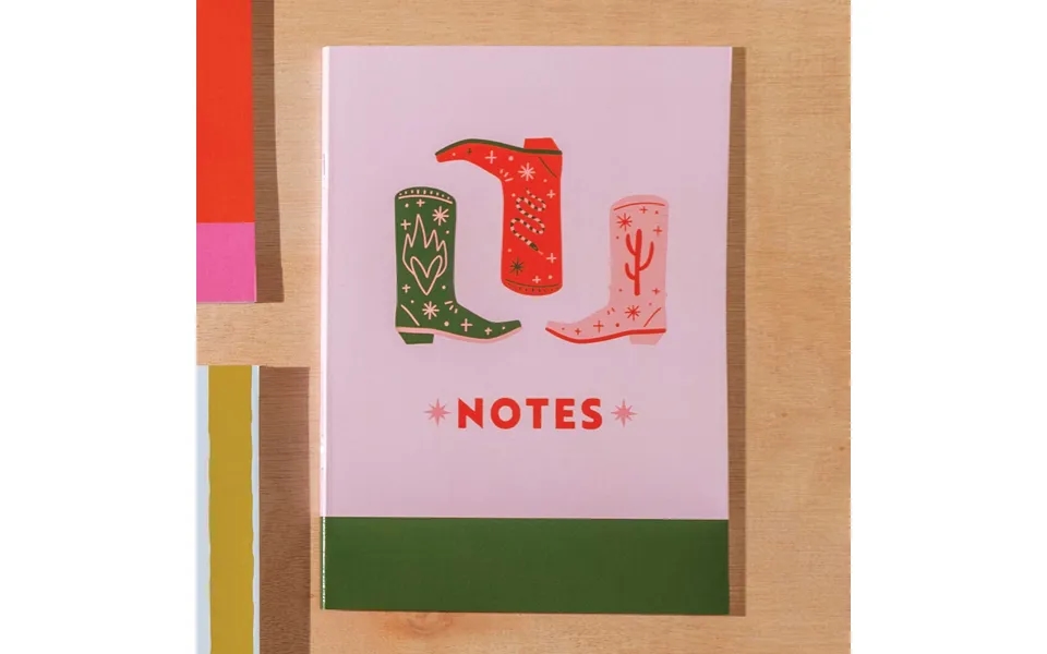 A5 Cowboy Boots Notebook
